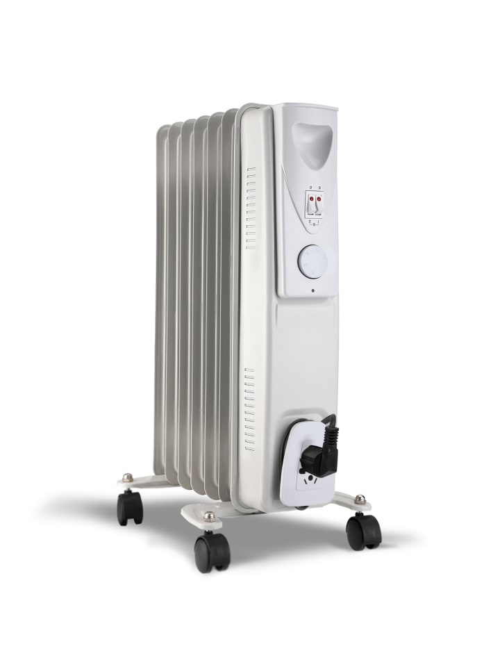 GORANDO Ölradiator 1500w in grau -elektrische Zusatzheizung günstig kaufen onesize