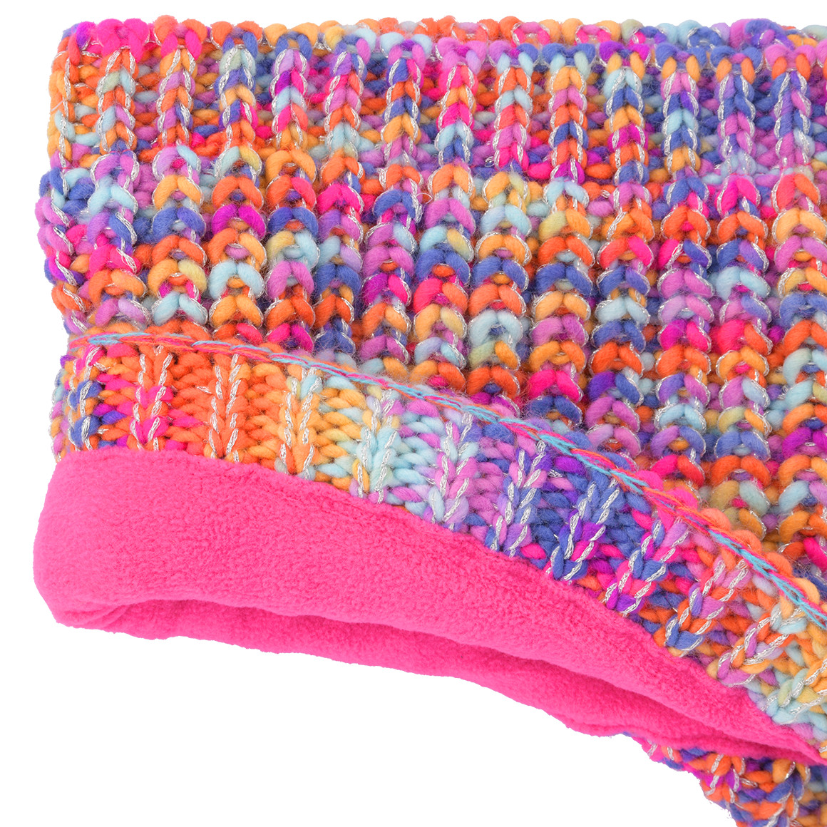 Mädchen Snood mit Effektgarn