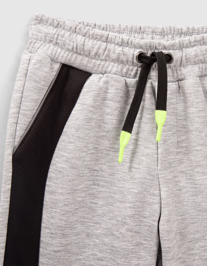 Jogging gris détails noirs et réfléchissant garçon