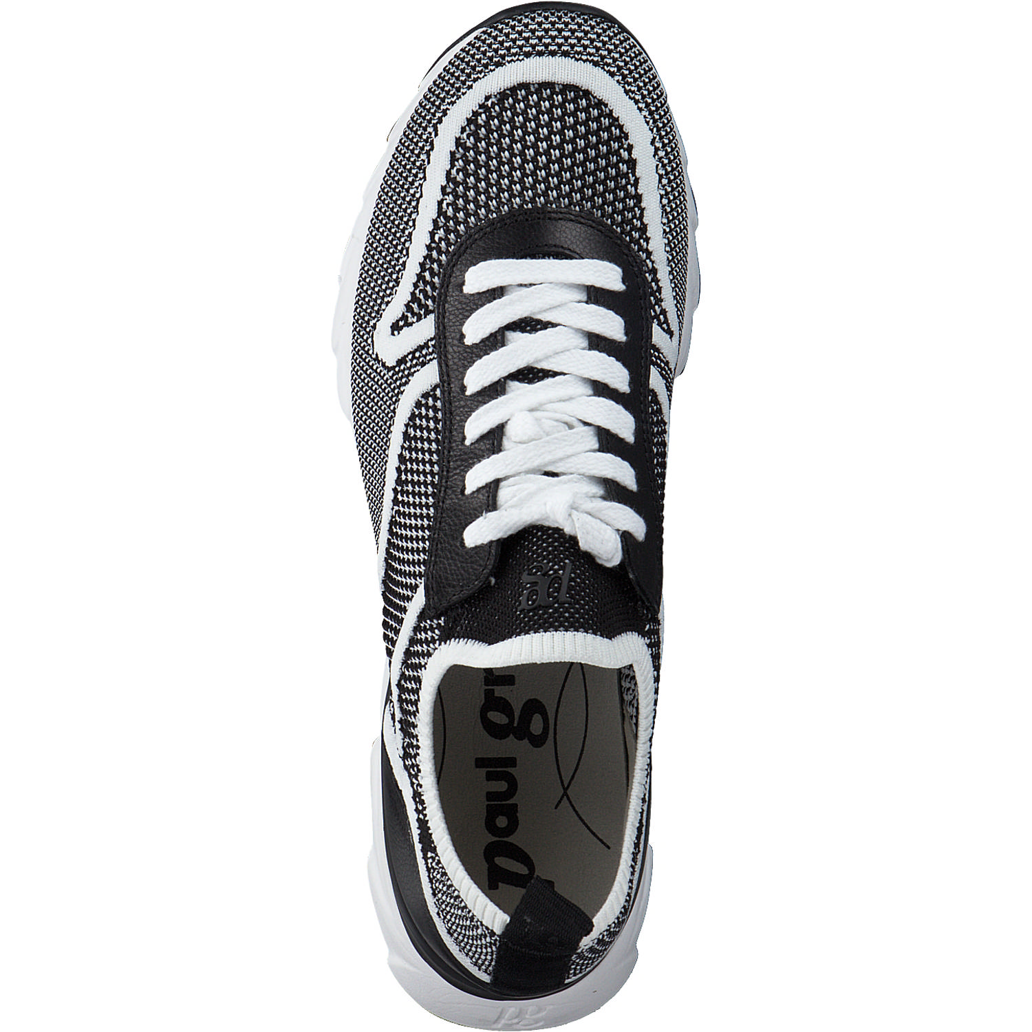 Paul Green 5124, Sneakers Low, Damen, Schwarz