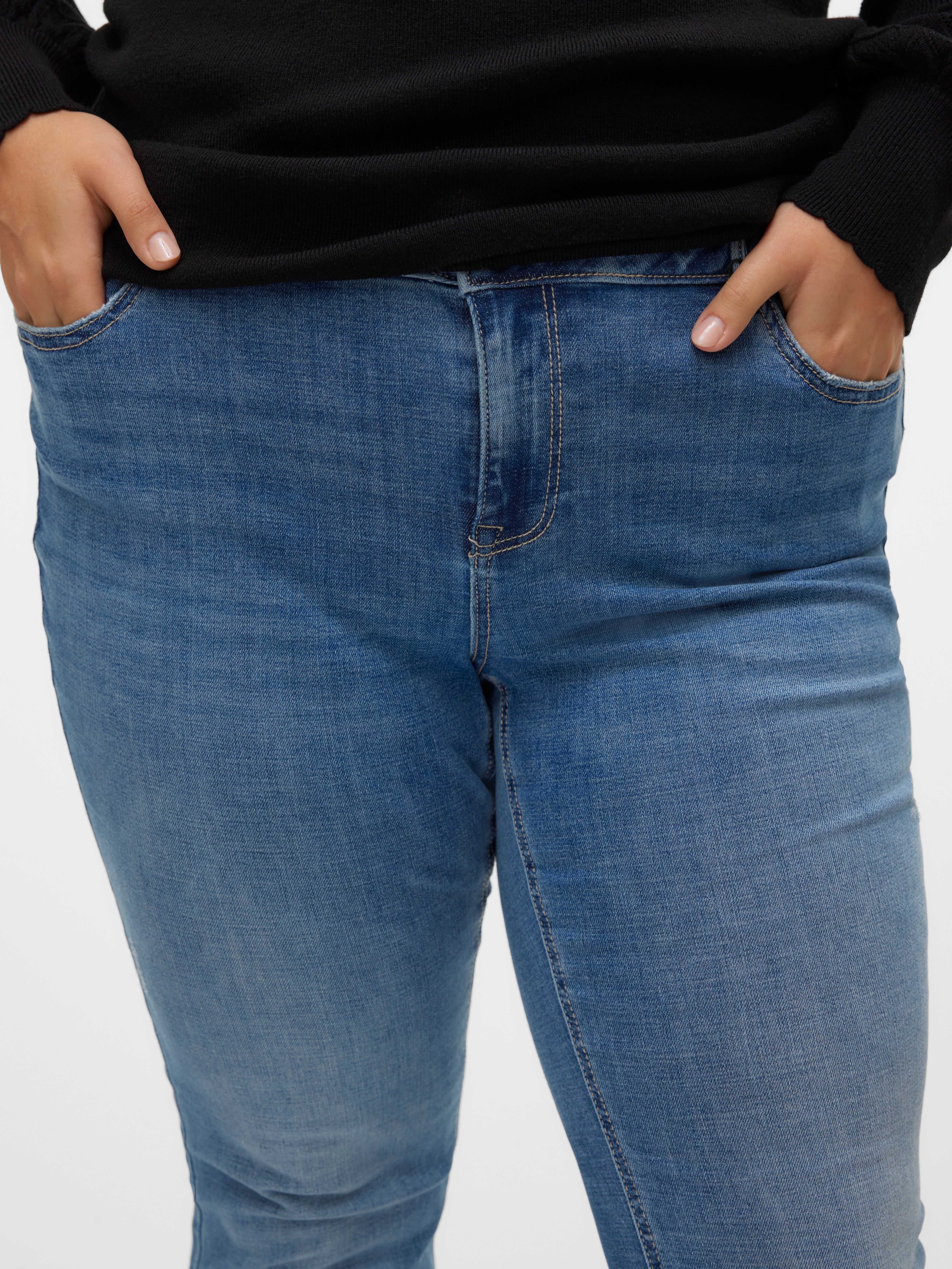 VMFLASH Mid Rise Ausgestellt Jeans