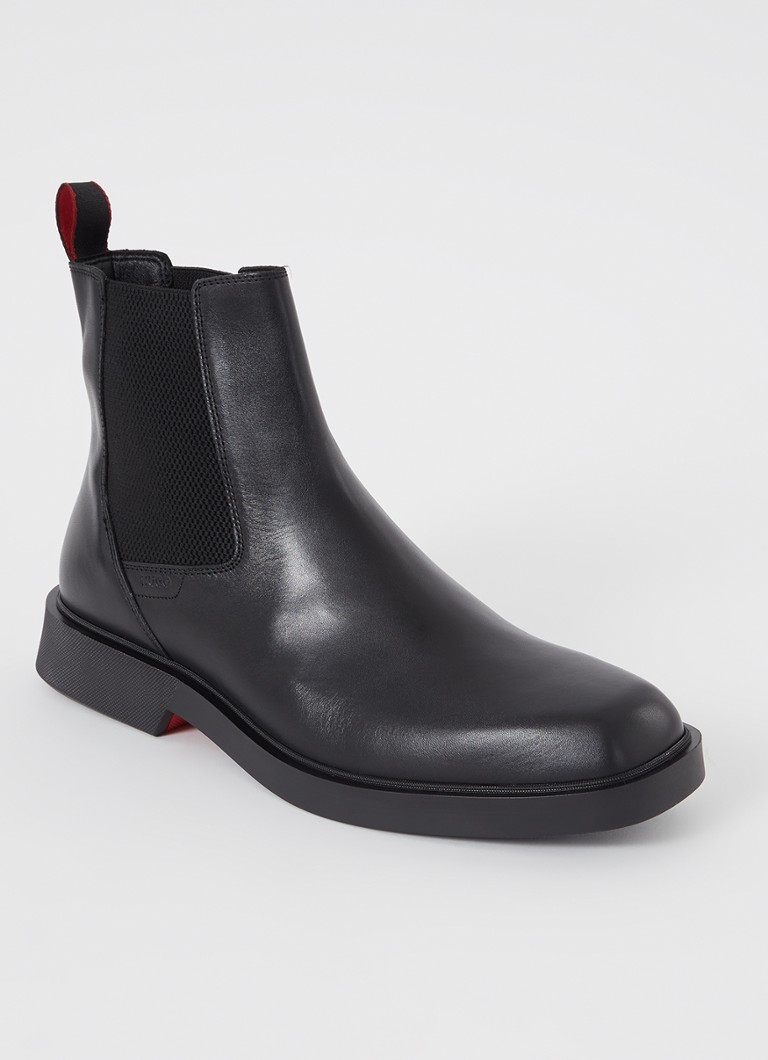 Ghete Chelsea din piele HUGO BOSS