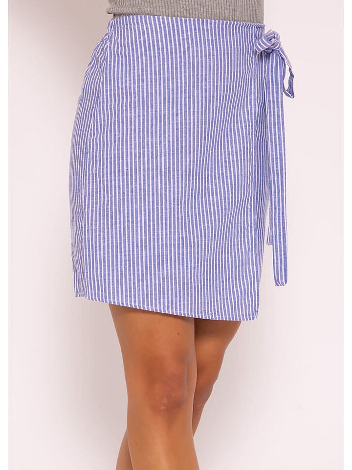 SASSYCLASSY Rock in Blau/ Weiß günstig kaufen