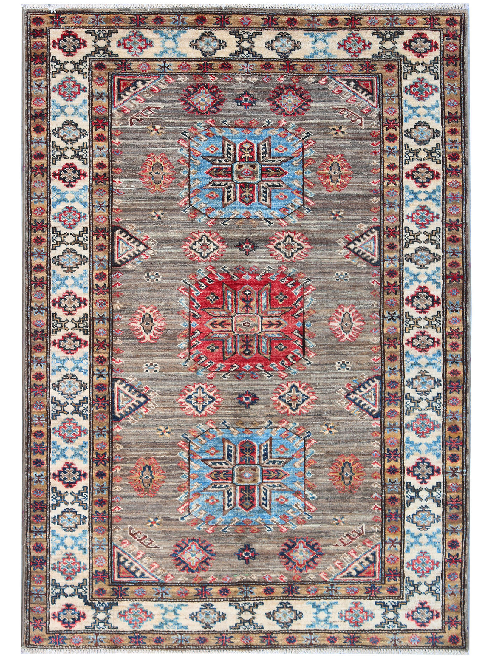 Kazak Ghazni ca. 101 x 147 cm, Unikat / Einzelstück