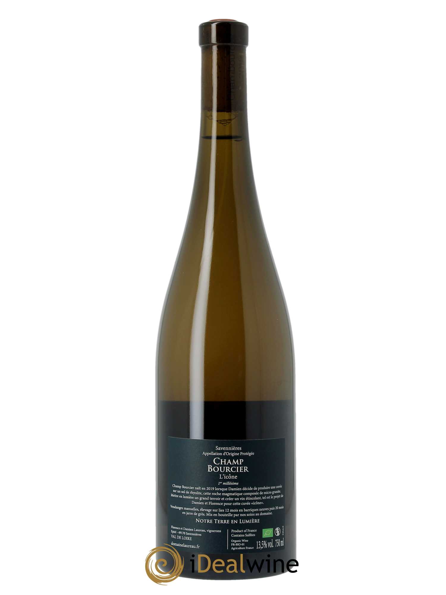 Savennières Champ Bourcier Domaine Laureau  2019 - Lot de 1 Bouteille