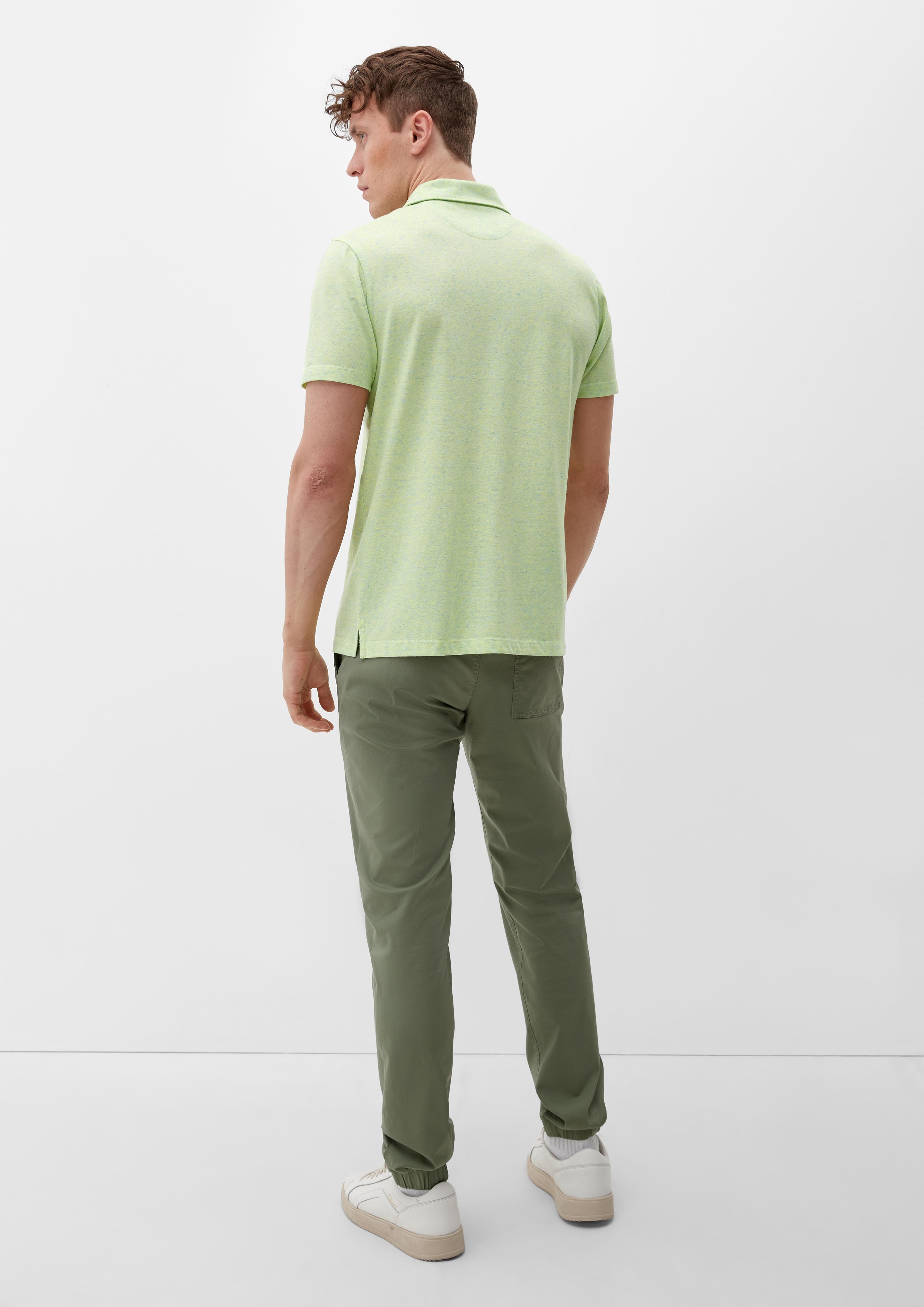 Meliertes Polo-Shirt  2131486-70D1