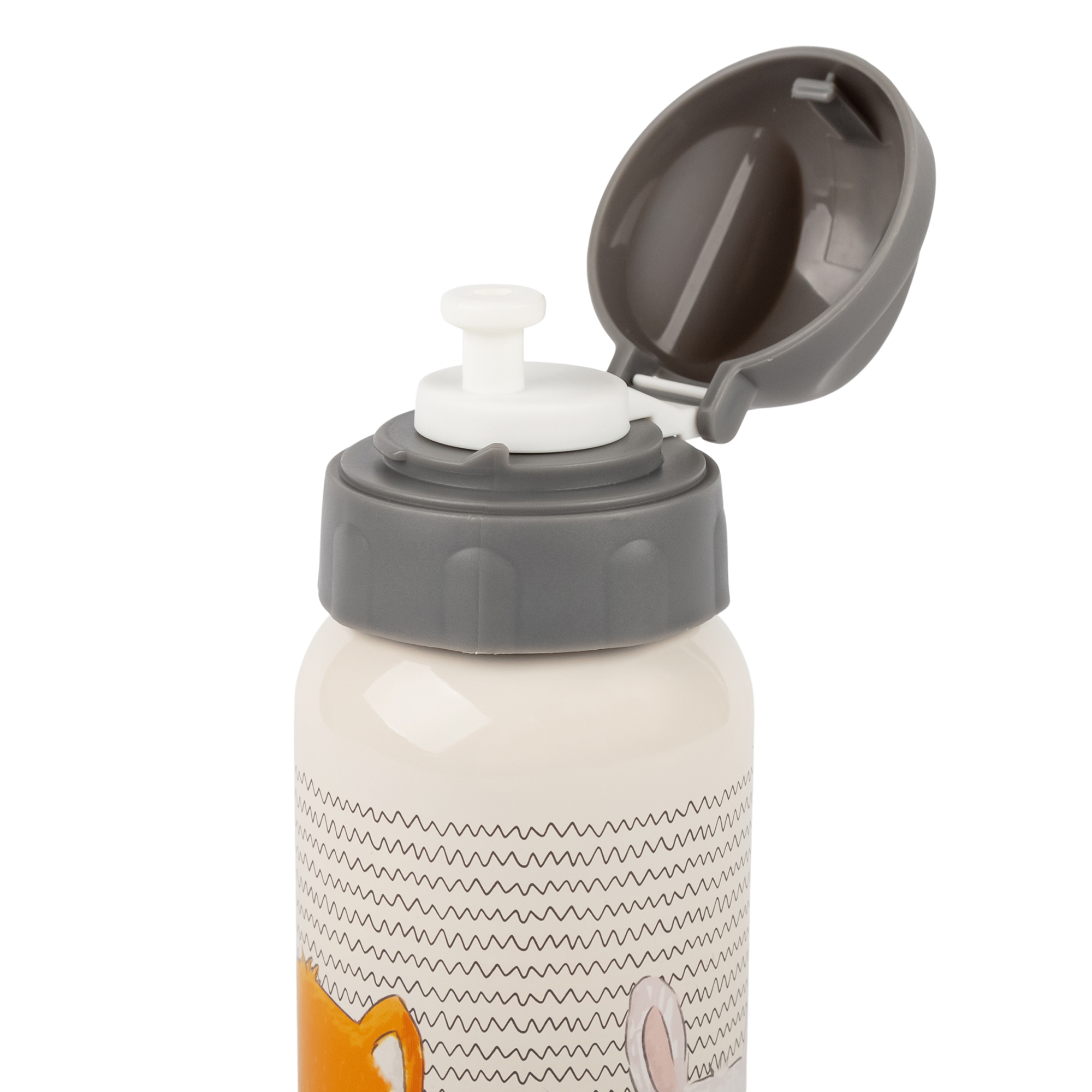 Kinder Set Edelstahl-Trinkflasche und Brotbox Tiger, bla