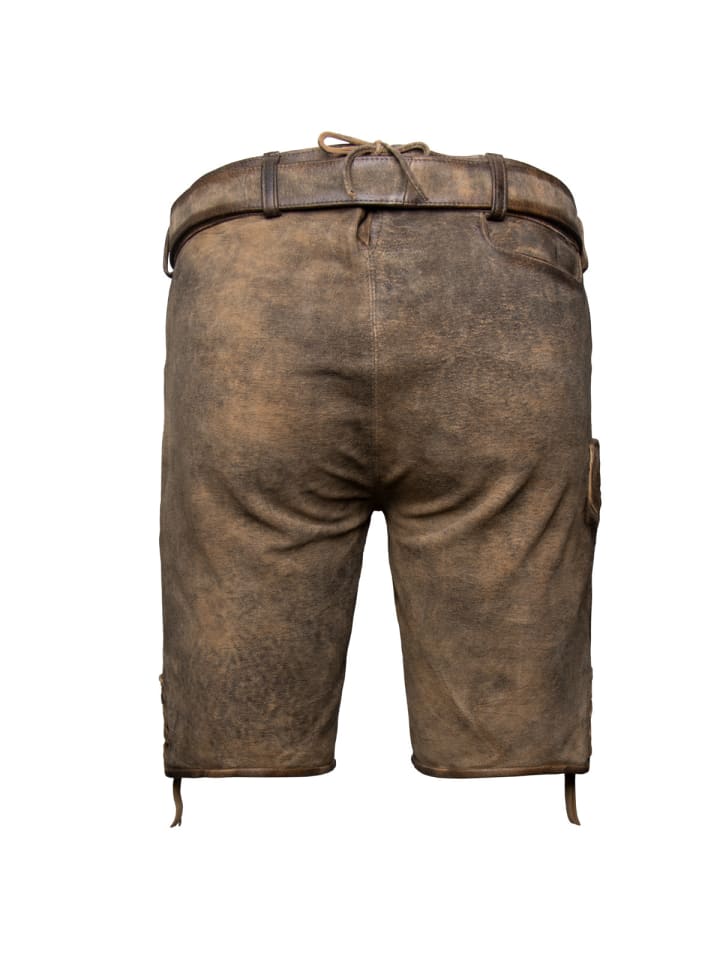 Spieth & Wensky Lederhose Marc in braun günstig kaufen