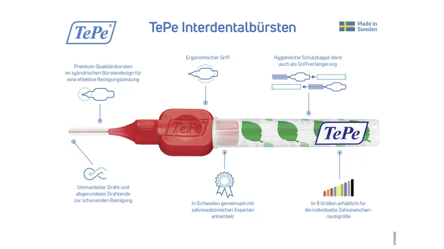 TePe Interdentalbürste 0,5mm Gr. 2