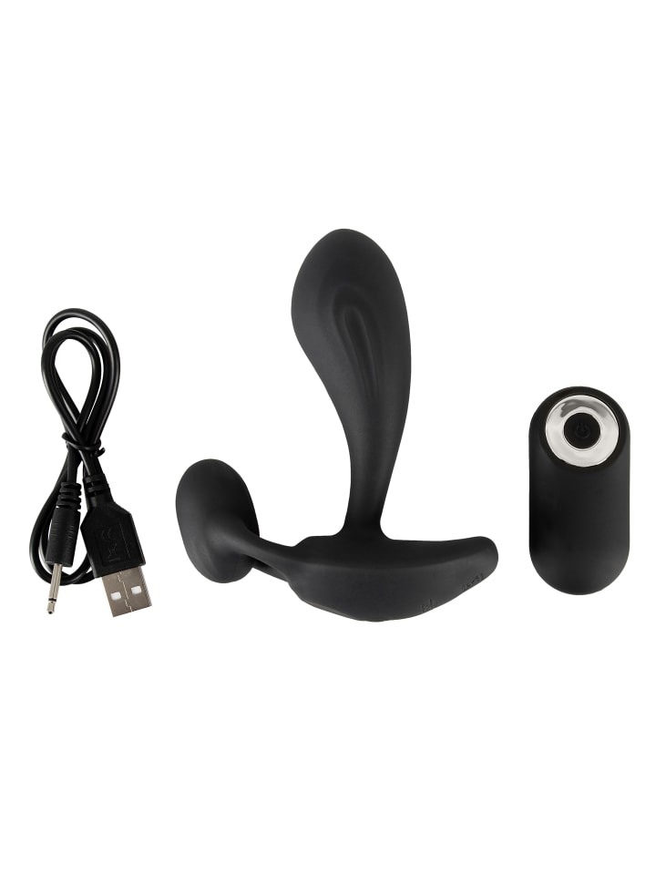 Rebel Analvibrator RC Two Spot Massager in schwarz günstig kaufen 11 cm