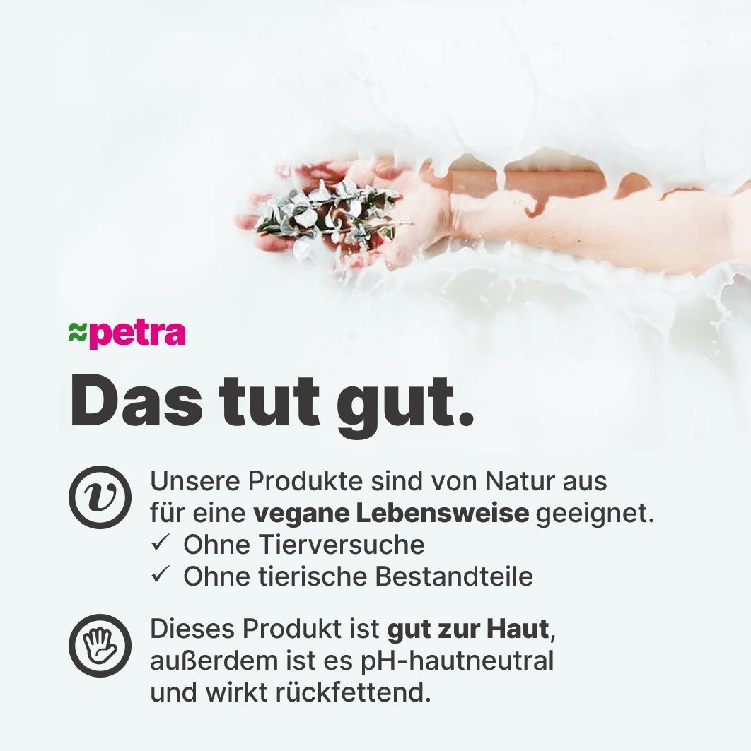 ≈petra Duschgel Hair & Body Meeresbrise [2x5 Liter Kanister], 2-in-1 Duschgel und Shampoo für Haar und Körper