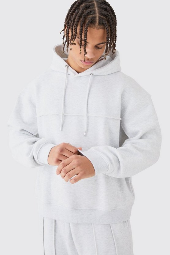 Kastiger Oversize Trainingsanzug mit Naht-Detail