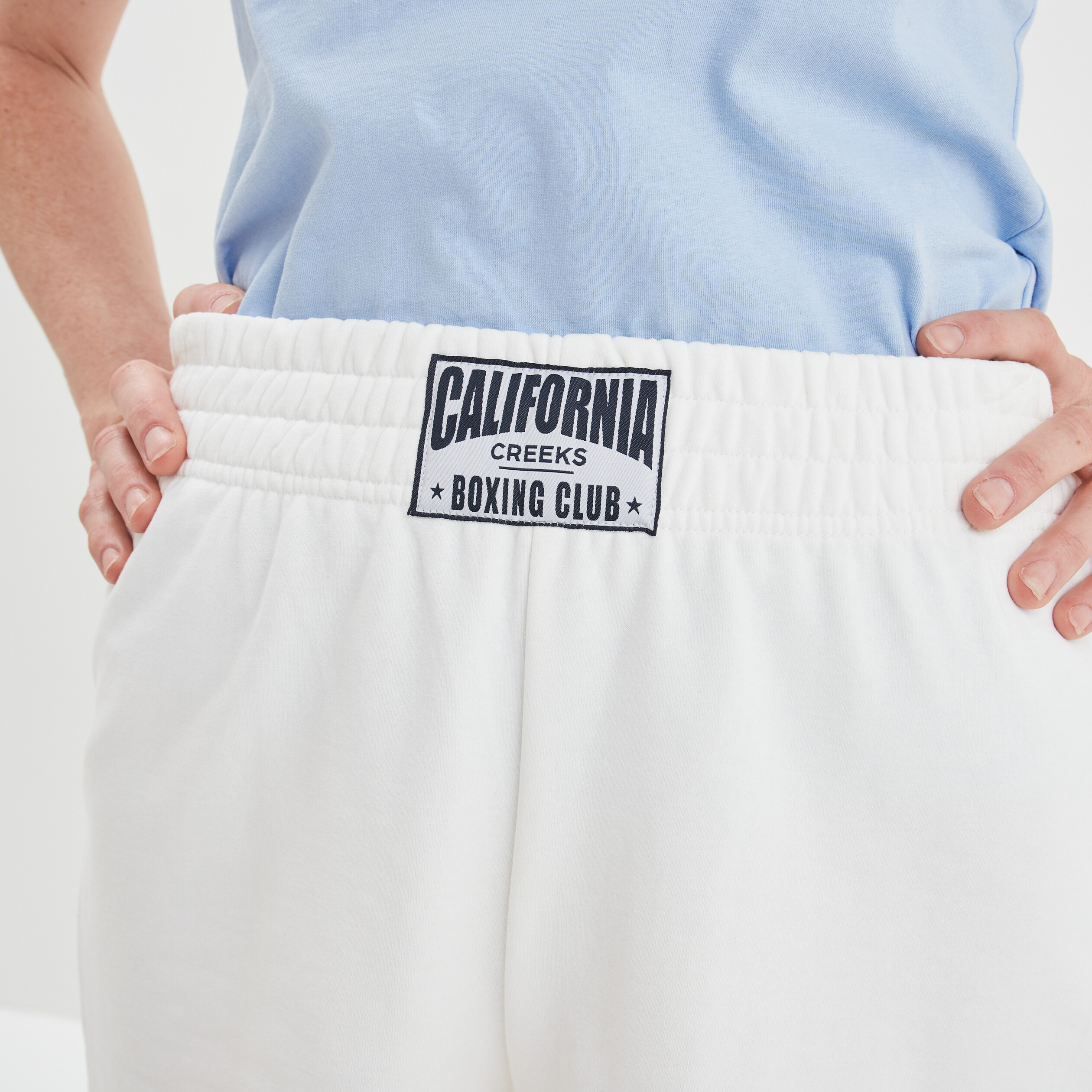 Jogging-Short Creeks blanc femme | La Halle