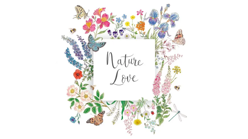 ppd Servietten Nature Love 25x25cm