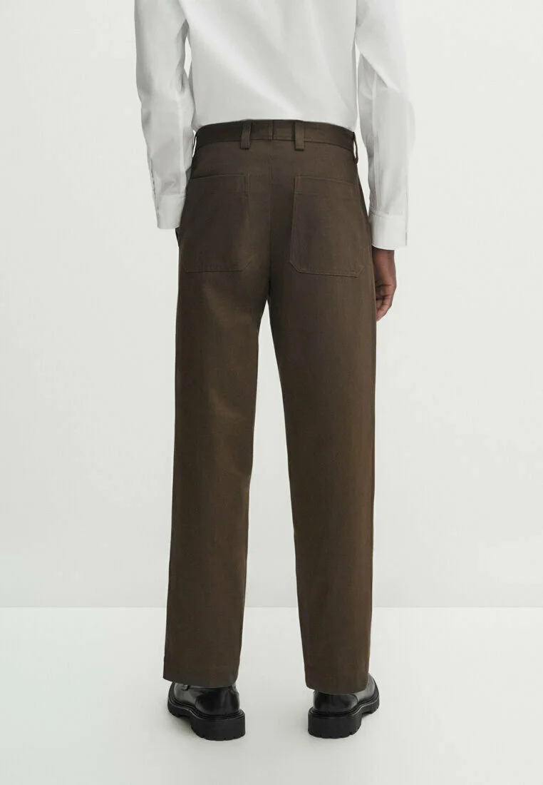 Massimo Dutti STUDIO WIDE FIT - Pantalones