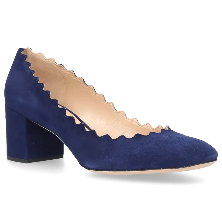 Chloé - Pumps LAUREN Veloursleder - blau