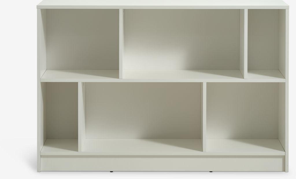 MOSBJERG MOSBJERG 6-Shelf Bookcase, White