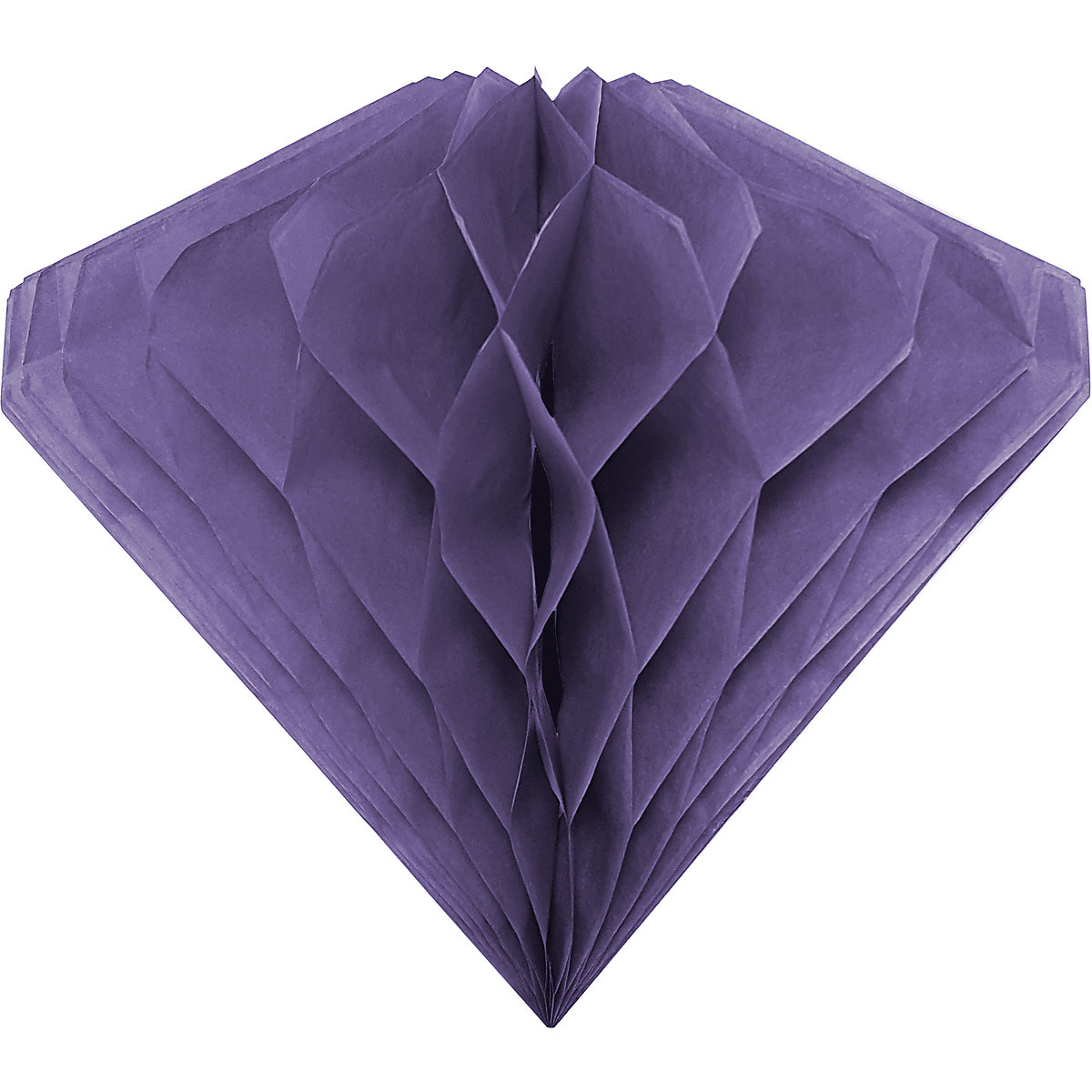 Wabenball Diamant lila, 20 cm