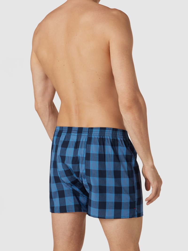 Boxershorts aus Baumwolle im 4er-Pack in dunkelblau