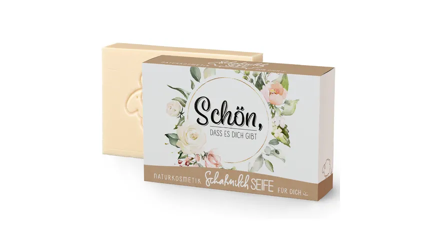 Geschenk für Dich Schafmilchseife Schön, dass es dich gibt 100 g