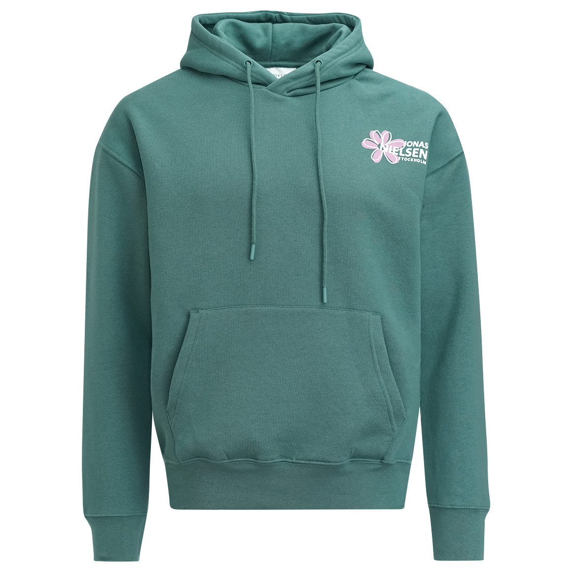 Herren Hoodie mit gummiertem Print