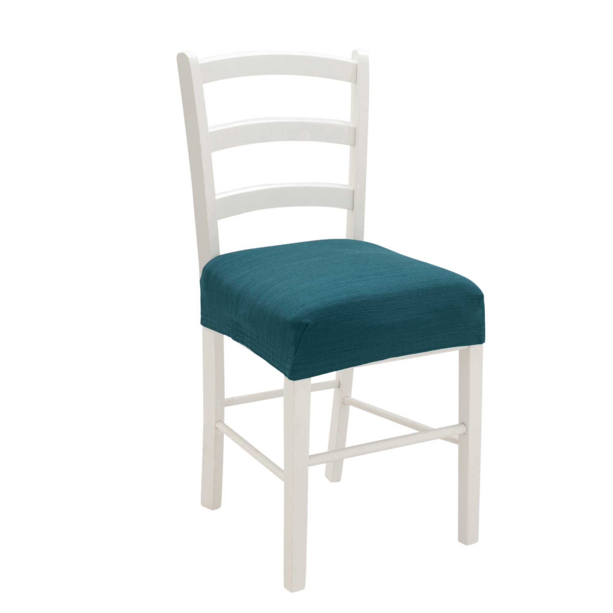 Housse chaise unie extensible