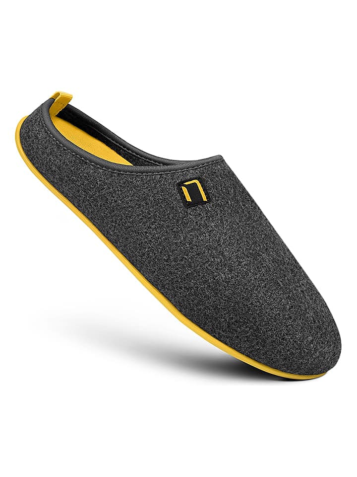Nanga shoes Hausschuhe in Grau/ Gelb günstig kaufen 46