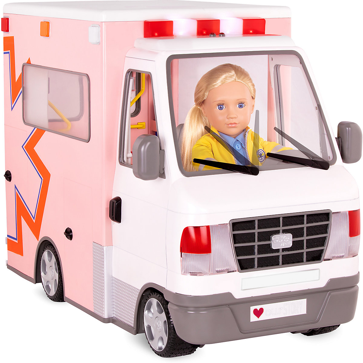 Krankenwagen mit Zubehör