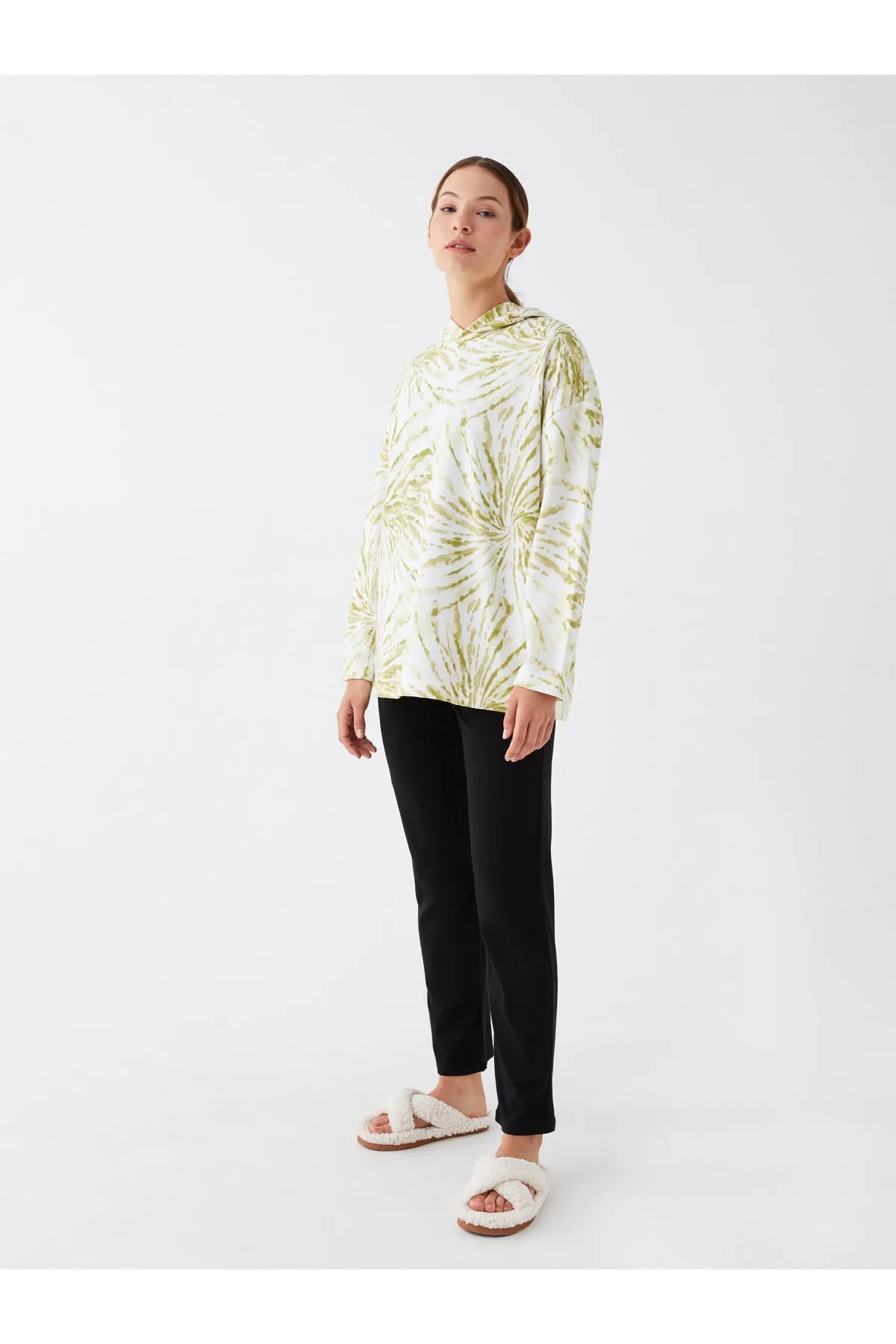 LC Waikiki  Pyjamahose - Grün - Relaxed