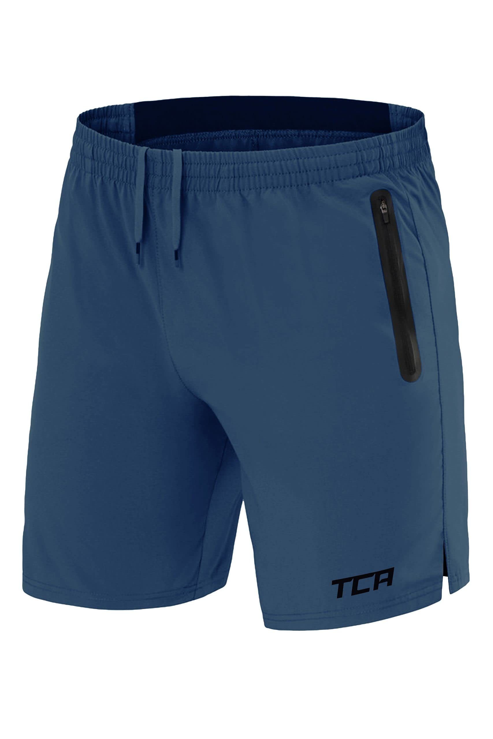 TCA 3/4-Hose TCA Herren Elite Tech Gymshorts - Hellblau, XS
