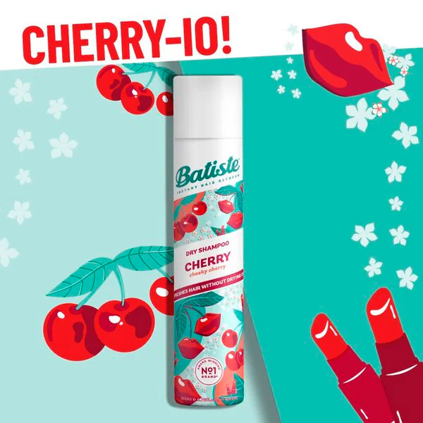 Batiste suchý šampón s čerešňami 200ml