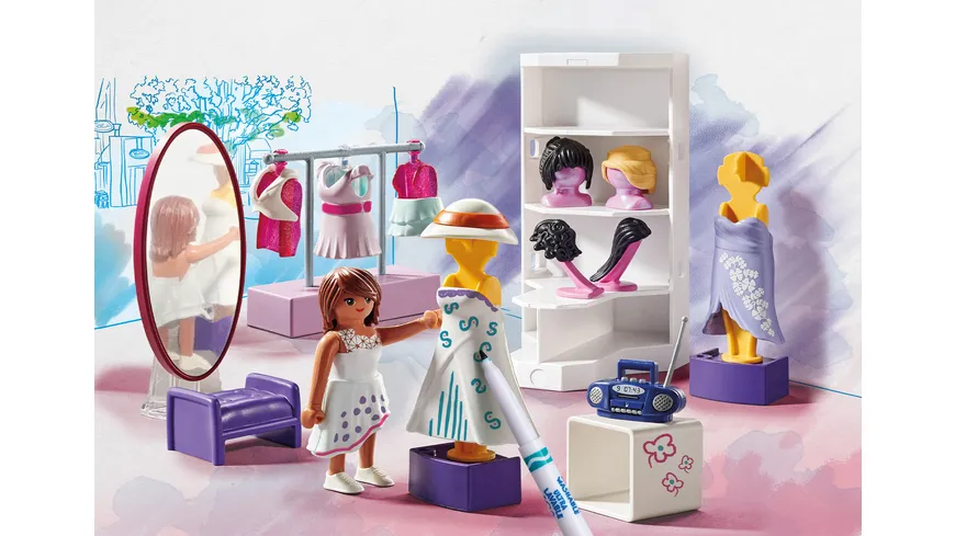 PLAYMOBIL 71373 - COLOR - Fashion Design Set