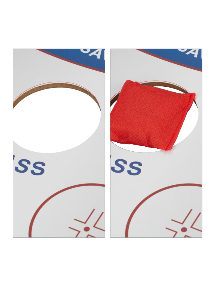 relaxdays 11tlg. Cornhole in Bunt - (B)29 x (H)18 x (T)58 cm günstig kaufen onesize