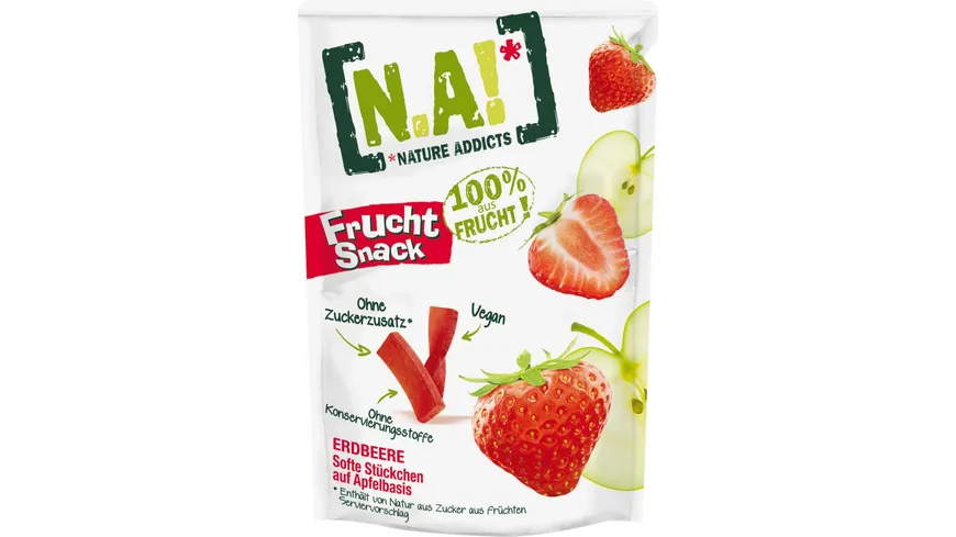 [N.A!] NATURE ADDICTS FRUCHT SNACK ERDBEERE 35 g