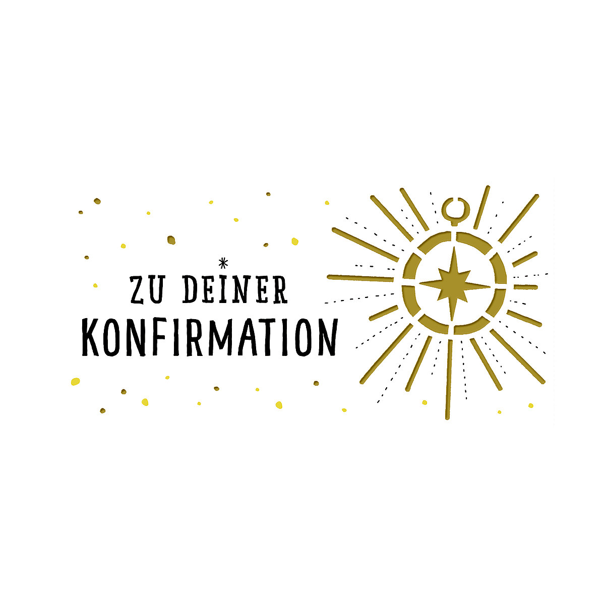 Gutscheinkuvert/Geldumschlag Zu deiner Konfirmation