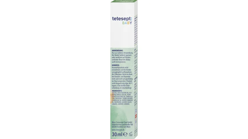 tetesept Baby Erkältungszeit Balsam 30 ml