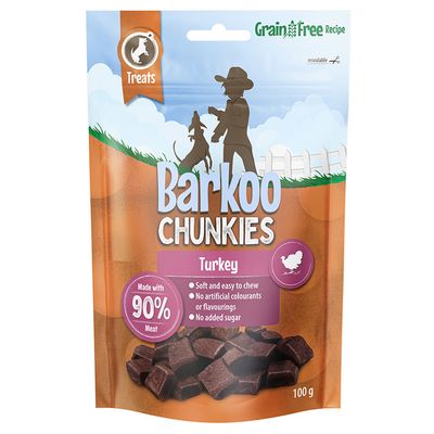Barkoo Chunkies Meat Cubes 100 g