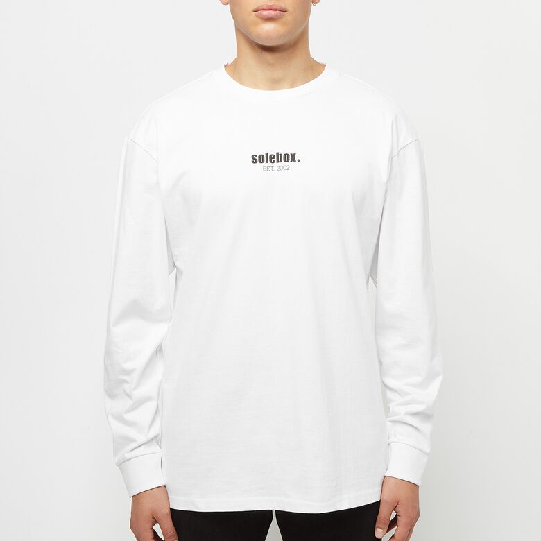 solebox Logo Longsleeve white