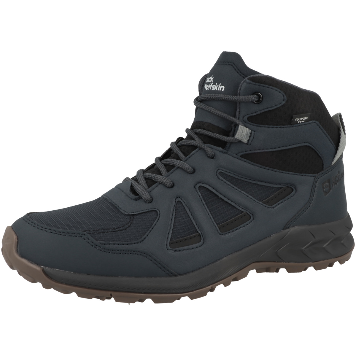Jack Wolfskin Woodland 2 Texapore Mid Outdoorschuhe dunkelblau