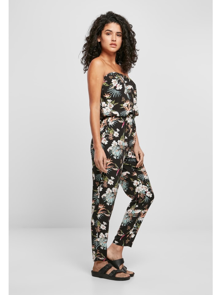 Urban Classics Urban Classics Jumpsuits in black tropical günstig kaufen