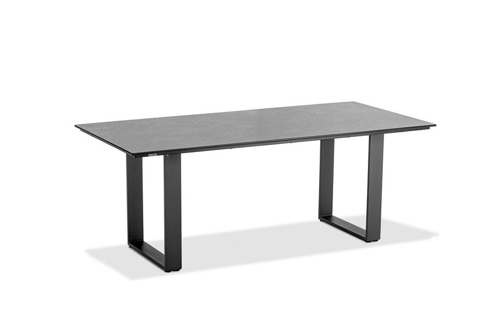 NIEHOFF GARDEN Gartentisch Niehoff Noah Tisch Aluminium Profilkufe Anthrazit/HPL (1)