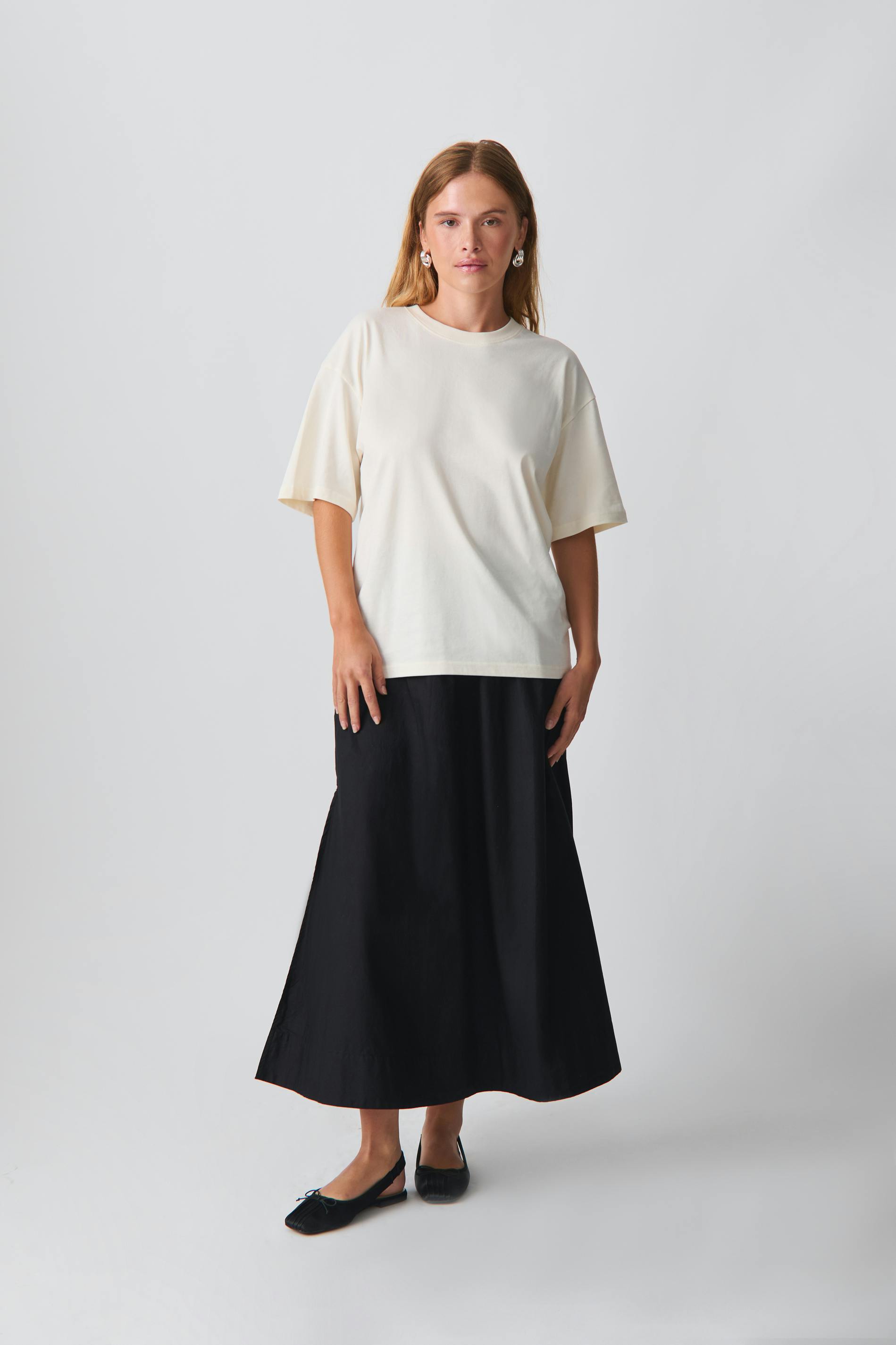 Oversized print tee