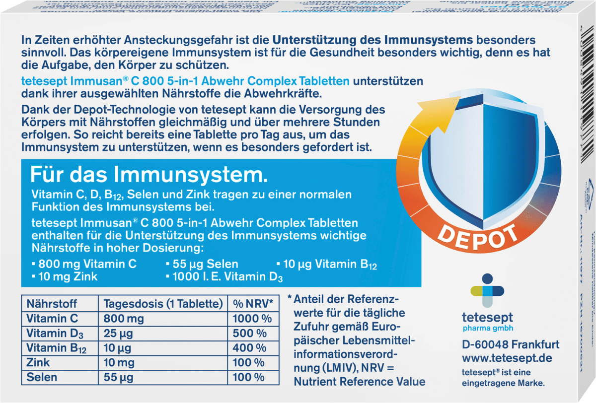 Immusan C Complex Tabletten 20 St., 25,2 g
