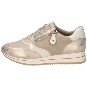 Jana Sneaker Schnürer in gold