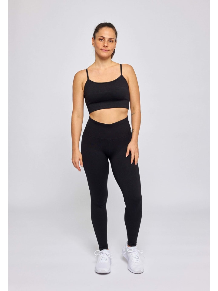SNOCKS Gerippter Sport-BH 1 Stück in Schwarz günstig kaufen