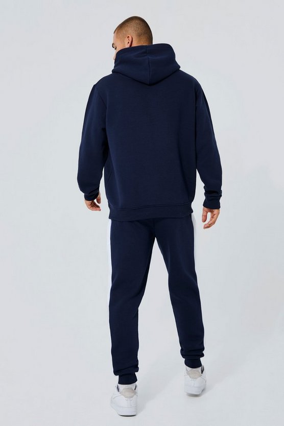 Man Signature Colorblock Trainingsanzug mit Kapuze