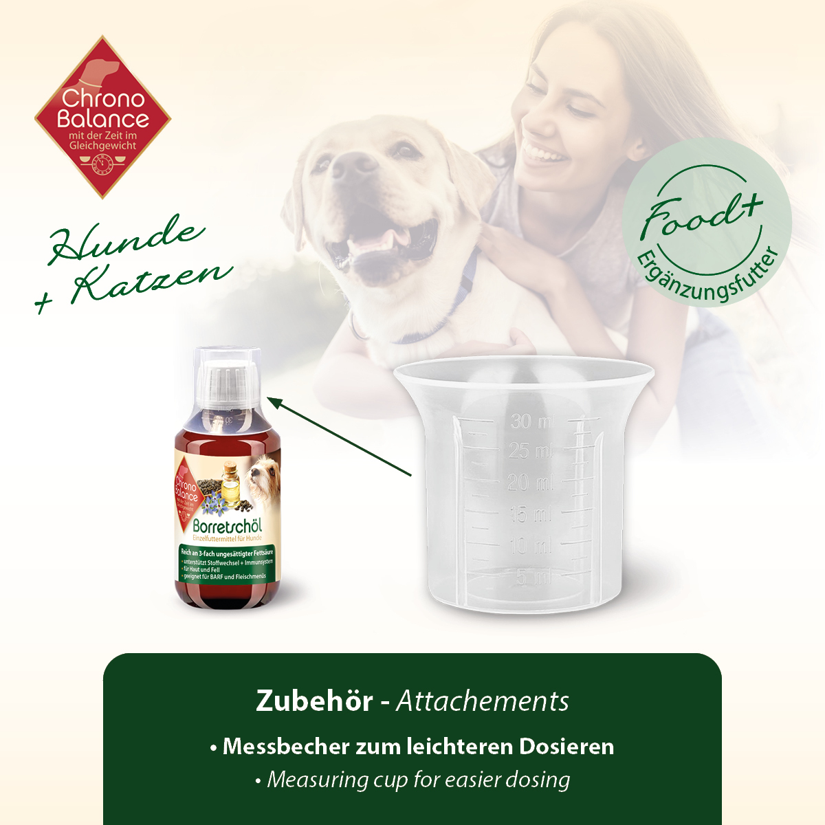 ChronoBalance Ergänzungsfutter & Aufzucht ChronoBalance natürliches Borretschöl