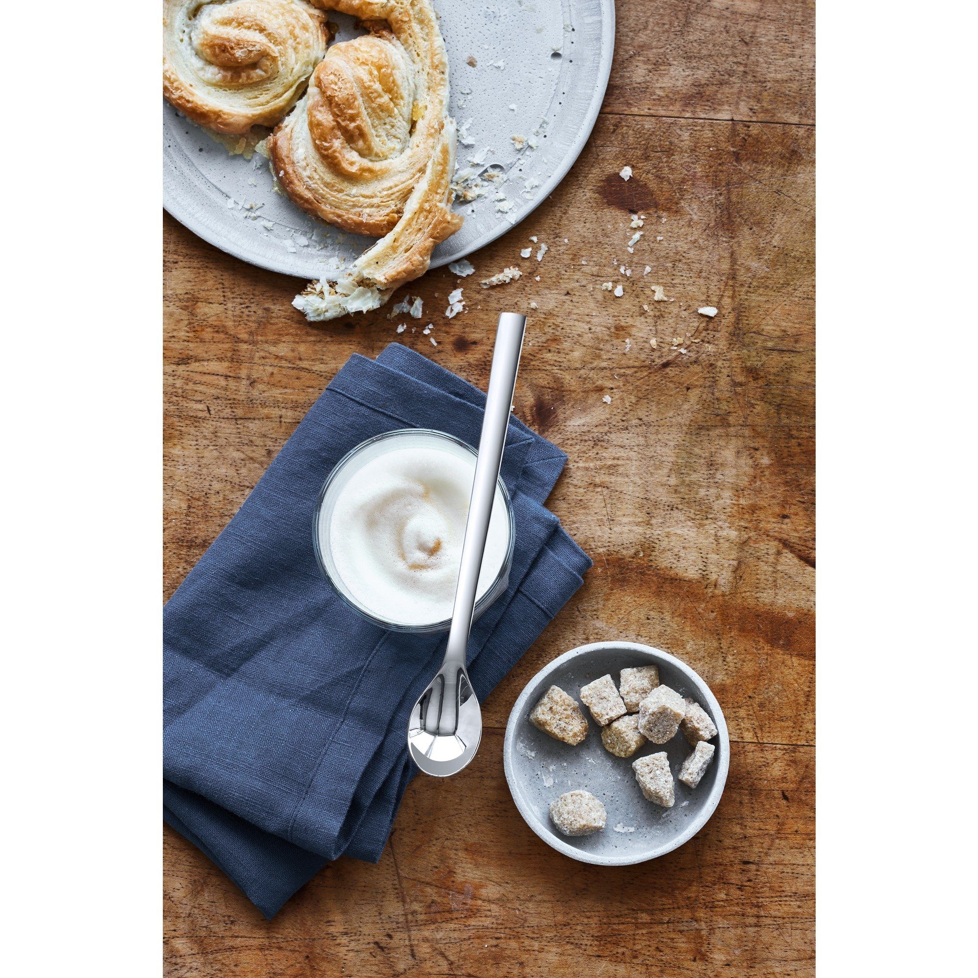 WMF Latte-Macchiato-Löffel Nuova (6 Stück), extra lange Löffel