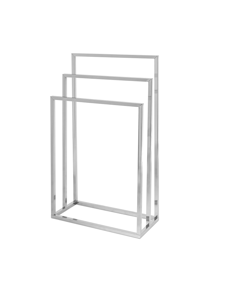 relaxdays Handtuchständer in Silber - (B)46 x (H)82,5 x (T)21 cm günstig kaufen onesize