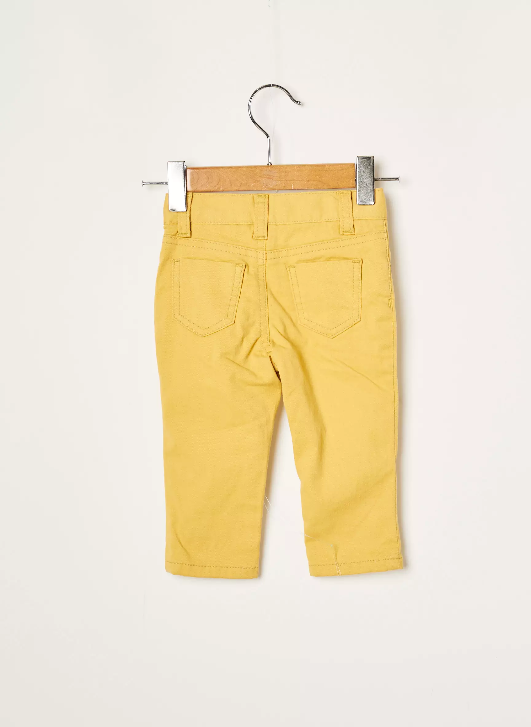 3 Pommes Pantalons Droits Garcon couleur jaune